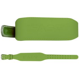 L Size Weight Lifting Belt, Leather Weight Lifting Belt with 4 inch Padded Lumbar Support Belt for Weightlifting Deadlift, Cross Training